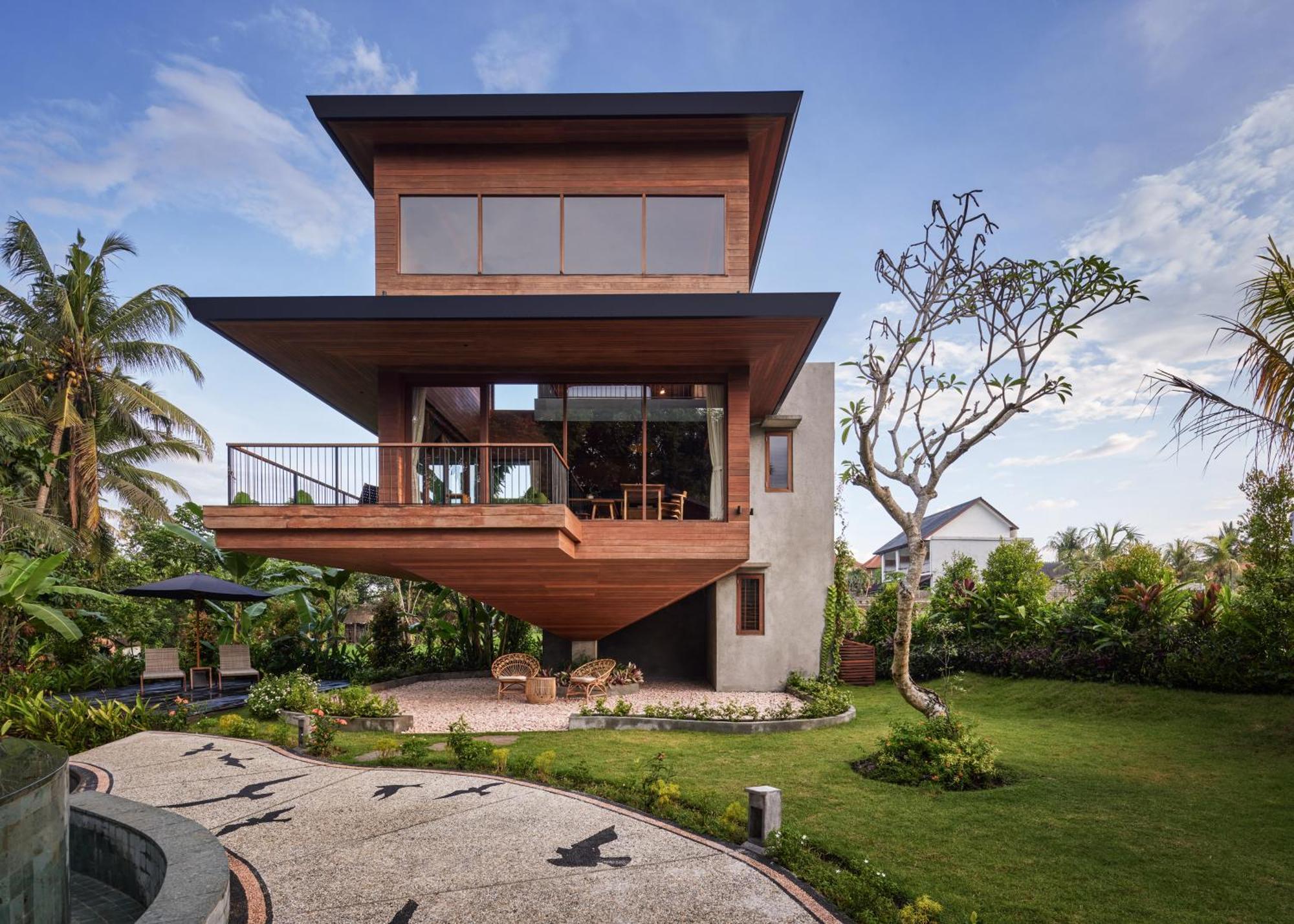 Bird Houses Bali Ubud Rom bilde